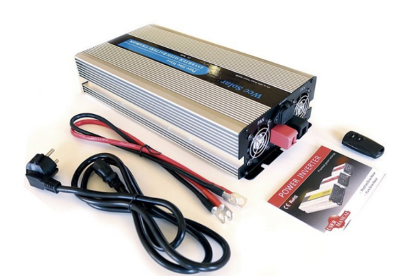 INVERSOR CARGADOR ONDA PURA 12V 3000W CON MANDO