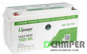 BATERIA DE LITIO UPOWER ECOLINE LIFEPO4 12V 150AH