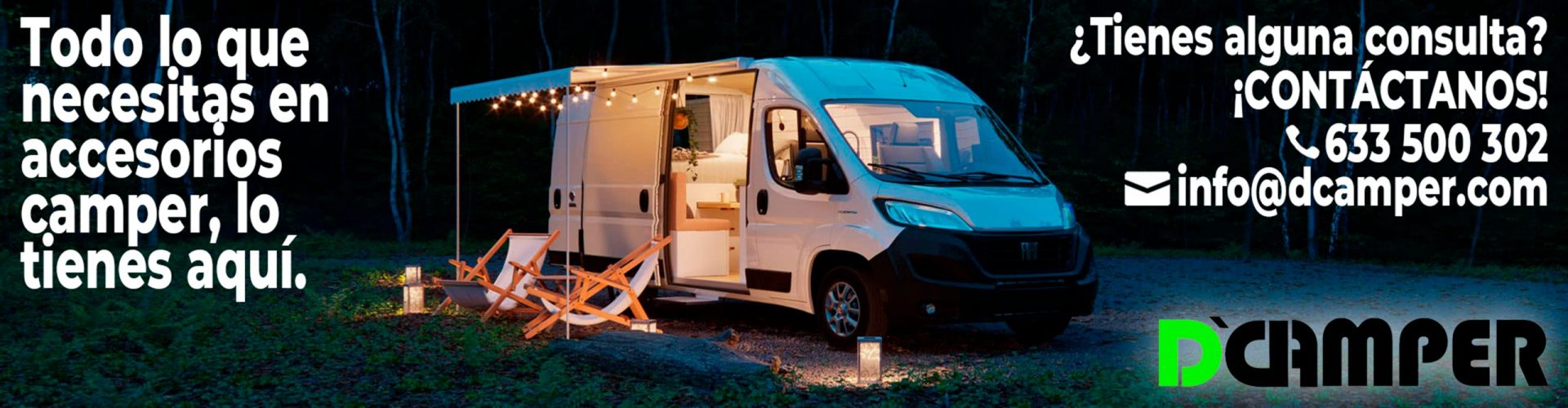 Accesorios para furgonetas camper
